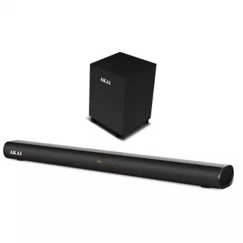 Barre de son AKAI ASB-20CSW 2.1 80W caisson de basses sans fil Bluetooth 5.0 HDMI ARC