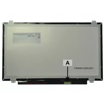 2-Power Écran LCD pour ordinateur portable 14,0 pouces HD brillant avec fixations - 1366x768 - LVDS 40 broches