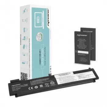 Batterie MITSU pour Lenovo ThinkPad T460s T470s - arrière - 2100 mAh (24 Wh)