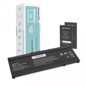 Batterie MITSU SR03XL pour HP Gaming 15 17 Omen 15-DC - 4380 mAh (51 Wh)