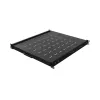 Étagère coulissante pour rack Lanberg 19 inch 1U profondeur 500 mm Noir capacité de charge 35 kg