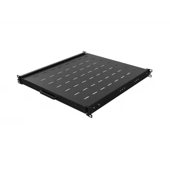 Étagère coulissante pour rack Lanberg 19 inch 1U profondeur 500 mm Noir capacité de charge 35 kg