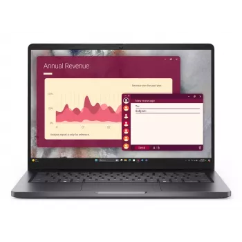 Ordinateur portable Dell Pro 14 PC14250 - Intel Core 5 220U, 16 Go de RAM, 512 Go SSD, écran 14,0 pouces FHD+, Windows 11 Pro, 3 ans ProSupport