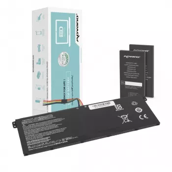 Batterie MITSU AC14B13J AC14B18J pour Acer Aspire ES1 V3 - 3600 mAh (41 Wh)