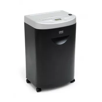 Destructeur de documents WALLNER JP 820S coupe croisée, 8 feuilles, 15 L, noir