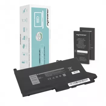 Batterie MOVANO DJ1J0 C27RW pour Dell Latitude 7280 7290 7380 7390 7480 7490 - 11,4V - 3000 mAh (34 Wh)
