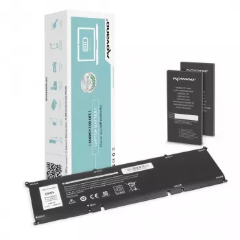 Batterie MOVANO 69KF2 pour Dell Alienware M17 M15 R3 R4 Precision 5550 XPS 9500 9510 - 6000 mAh (69 Wh)
