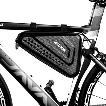 Sacoche de tube supérieur de vélo WILDMAN ES19 1L noire