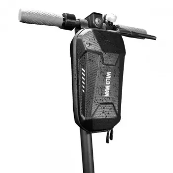 Sac de rangement pour trottinette électrique WILDMAN 3L noir, sacoche de cadre pour Xiaomi Ninebot