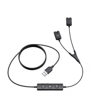 Câble formateur USB/QD Yealink pour série YHS (USB vers QD) - noir