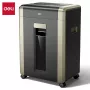 Destructeur de documents Deli ET099 coupe croisée, 10 feuilles, 15L, sécurité P-4