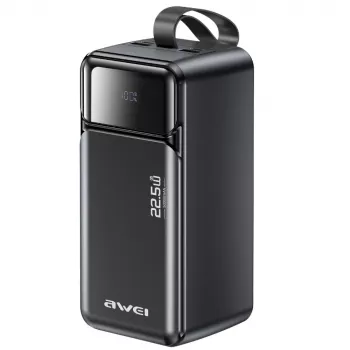 AWEI PA-106 Power Bank 50000mAh 22.5W PD 3xUSB-C Noir