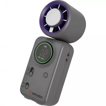 Verbatim Cool'n'Go Ice Touch Mini Ventilateur de poche (Violet/Gris)
