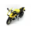 PULIO Motorcycle MSZ 1/12 Yamaha YZF-R1 modèle en métal moulé jaune
