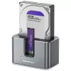 Qoltec 2in1 HDD SSD Docking Station SATA M.2 NVMe with Cloning, USB-C 3.2 Gen 2, 10Gbps, Up to 28TB, Aluminum