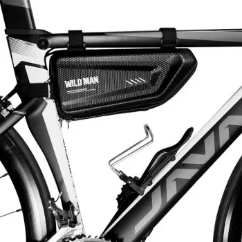 WILDMAN E4 Sacoche de cadre de vélo L 1,5L noire