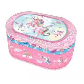 Pecoware Oval Music Box - Unicorn