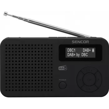 Radio Sencor SRD 7210B DAB+ FM/BT/USB - noire
