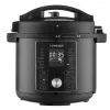 Multicuiseur CONCEPT CK8000 avec fonction friteuse à air, cuve 6 L, panier 3,5 L, 1500 W, 10 programmes, noir/argent
