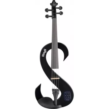 Stagg EVN 4/4 BK Electric Violin with Accessories - Black