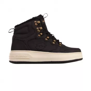 Baskets mode femme Lotto Jalana à semelle plateforme avec doublure en fausse fourrure, blanc/beige, EU 39