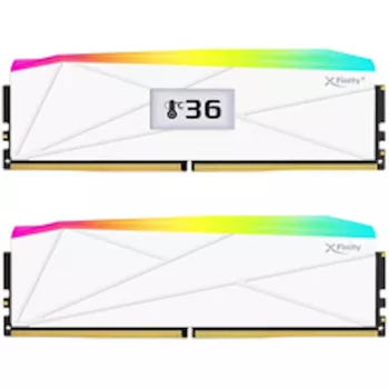 Mémoire RAM V-Color Manta XFinity+ aRGB DDR5-8000, CL40, EXPO - kit double 32 Go, blanc