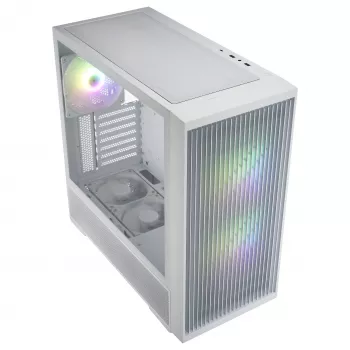 Fortron M330 tour Micro-ATX blanche, verre trempé, 1x120mm ventilateur