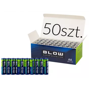 AA LR6 Super Alkaline Battery 50-Pack Bulk Box – 1.5V Long-Life Power