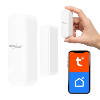 Capteur de porte/fenêtre Wi-Fi sans fil GREENBLUE GB479 W, blanc