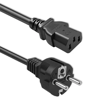 Câble d'alimentation QOLTEC 54627 Schuko vers IEC C13 3 m 3x1mm² noir