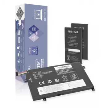 MITSU batterie 01AV411 pour Lenovo ThinkPad E470 E475 3650 mAh (40 Wh) 10,95 V