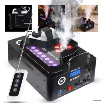 LIGHT4ME JET 3000 Machine à brouillard verticale LED 3000W DMX RGB