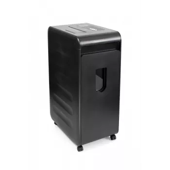 Destructeur de documents à coupe croisée WALLNER MR 4020 C2, P-4, 10 feuilles, 20 L, noir