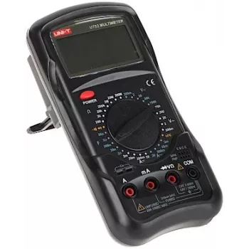 Testeur numérique de résistance de terre UNI-T UT-52, 2000Ω, 200V AC, LCD 3½ digits, 2/3 fils, rétroéclairage, maintien des données, arrêt automatique