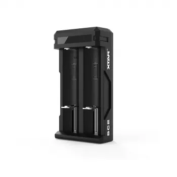 Chargeur de batterie Li-ion 18650 USB-C XTAR SC2, 3,7 V