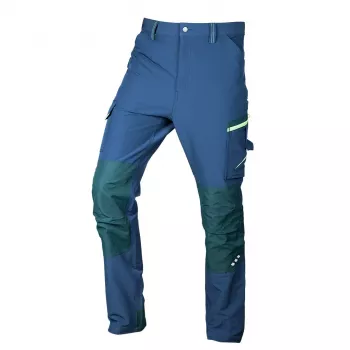 NEO TOOLS Mix&Match pantalon de travail 4-way stretch, marine-vert, XXXL