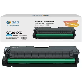 G&G toner XL GT201XCEV pour G&G P2000CDW/P2010CDW cyan