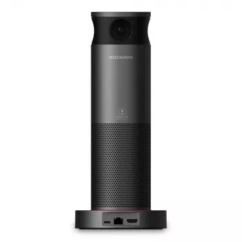 Caméra IP Wi-Fi panoramique 360° ROCWARE RC360, 1080P Full HD, audio bidirectionnel, vision nocturne, intérieur