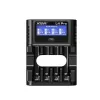 Chargeur de batteries Li-ion/Ni-MH XTAR L4 PRO USB-C, 1,5 V/1,2 V