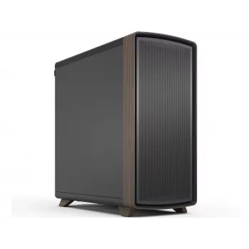 Boîtier moyen tour ATX Fractal Design Summit Black Solid, noir/bois