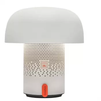 Lampe portable KOODUU Sensa Play avec enceinte Bluetooth blanche