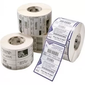 Rouleau d'étiquettes papier thermique direct Zebra Z-Perform 1000D - 25,4 x 50,8 mm, adhésif permanent, 2580 étiquettes