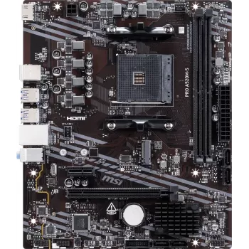 Carte mère MSI PRO A520M-S AM4 Micro-ATX, AMD A520, DDR4, HDMI, Gigabit LAN