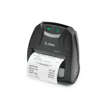 Zebra Imprimante DT ZQ320 Plus_ 802.11AC et BT 4.X sans capteur d'étiquettes pour usage extérieur anglais