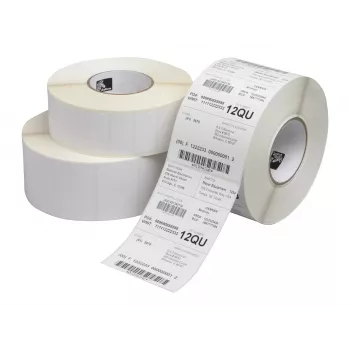 Zebra Z-Perform 1000T - blanc - papier - transfert thermique - permanent - carré