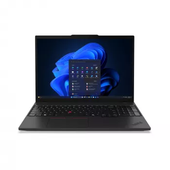 Ordinateur portable Lenovo ThinkPad T16 Gen 4 Core™ Ultra 7 255U 512 Go SSD 32 Go 16 inch WUXGA (1920x1200) IPS WIN11 Pro webcam IR noir clavier rétroéclairé lecteur d'empreintes, 1YW