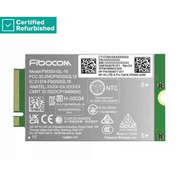 RENEW GOLD HP 4G LTE Modem m.2 WWAN Cat 16 L860-GL-16 Mobile Broadband Cellular (compatible avec les EliteBook 630 640 645 660 830 840 860 1040 G11, x360 G11, ProBook 440 460 465 G11, ZBook Firefly Fury Power 14 16 G11 G11A compatibles WWAN)