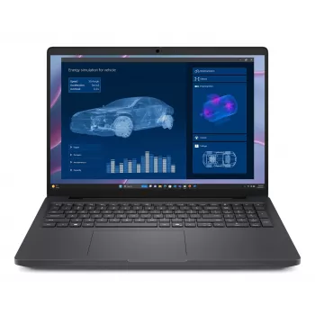 Ordinateur portable DELL Pro Max 16 MC16255 Copilot+ PC AMD Ryzen AI 5 PRO 340 40,6 cm (16 inch) Full HD+ 16 Go LPDDR5x-SDRAM 256 Go SSD Wi-Fi 7 (802.11be) Windows 11 Pro noir anglais