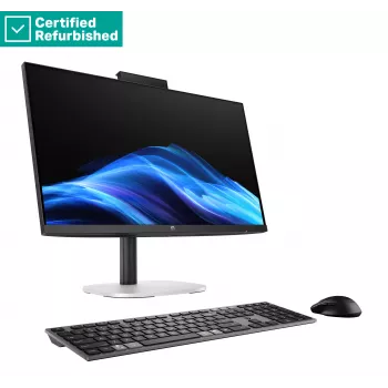 Tout-en-un reconditionné SILVER HP ProStudio 4 AIO 24 - Ultra 5-235, 24 Go, 1 To SSD, 23,8 inch FHD non tactile AG, réglable en hauteur, souris USB, Win 11 Pro, 1 an