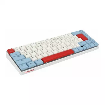 Cherry TAS MX-LP 2.1 clavier sans fil compact disposition DE blanc